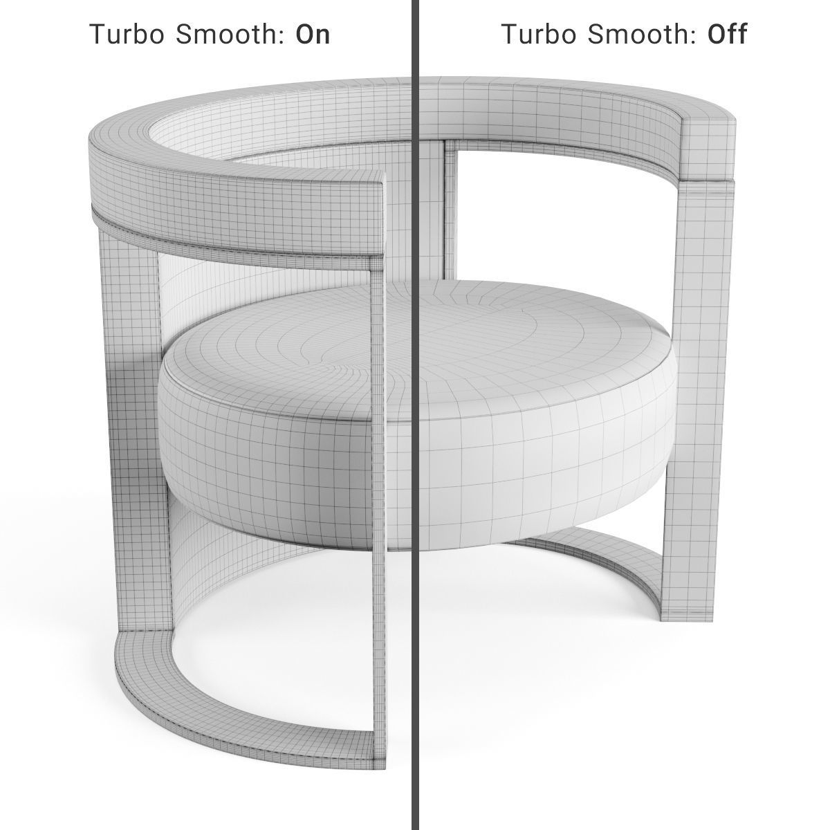 Roger Armchair by Fendi 3D model_2