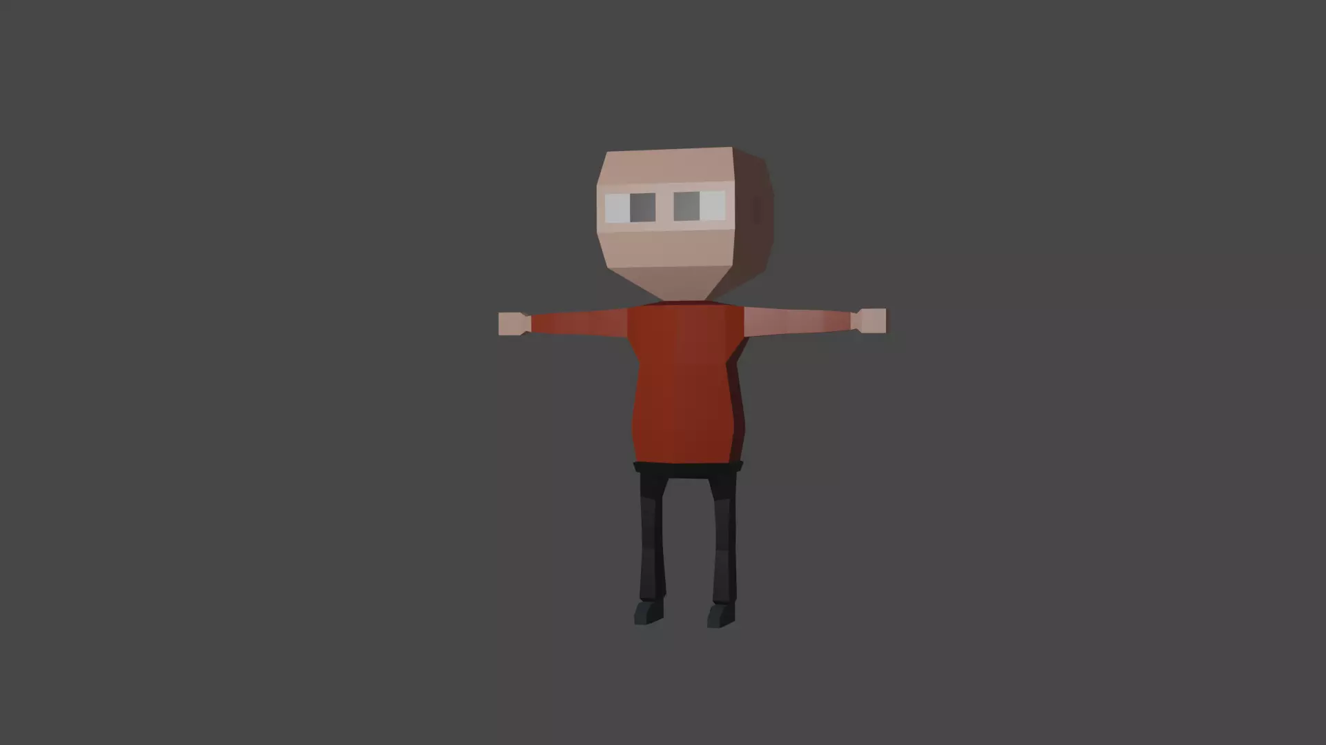 Low Poly Character knife Free low-poly 3D model