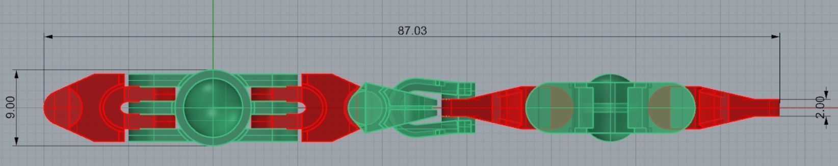Eslabon para cadenas chain link E2016-9 3D print model 3D print model_7