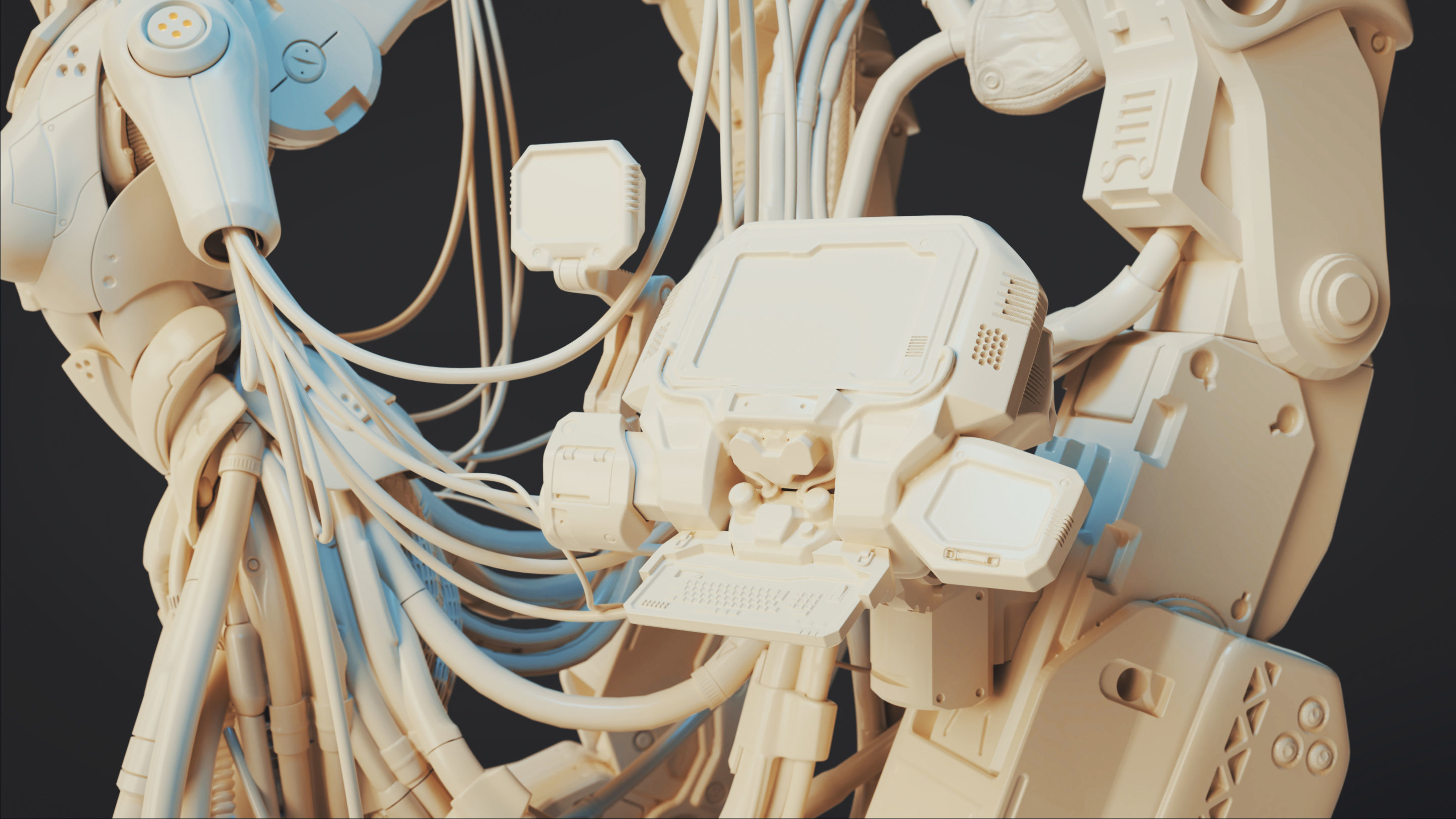 Starcraft II Adjutant - 3D Print 3D print model_28