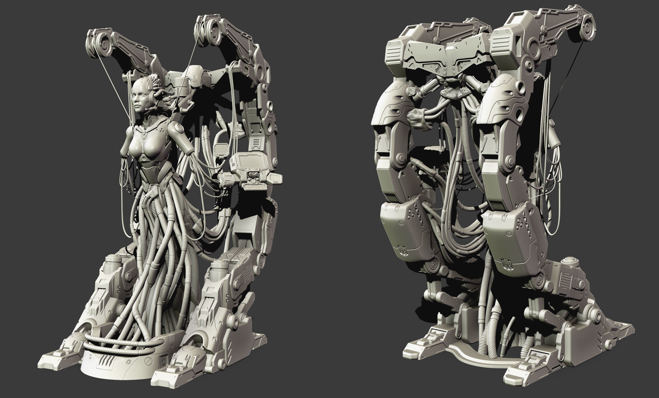 Starcraft II Adjutant - 3D Print 3D print model_24
