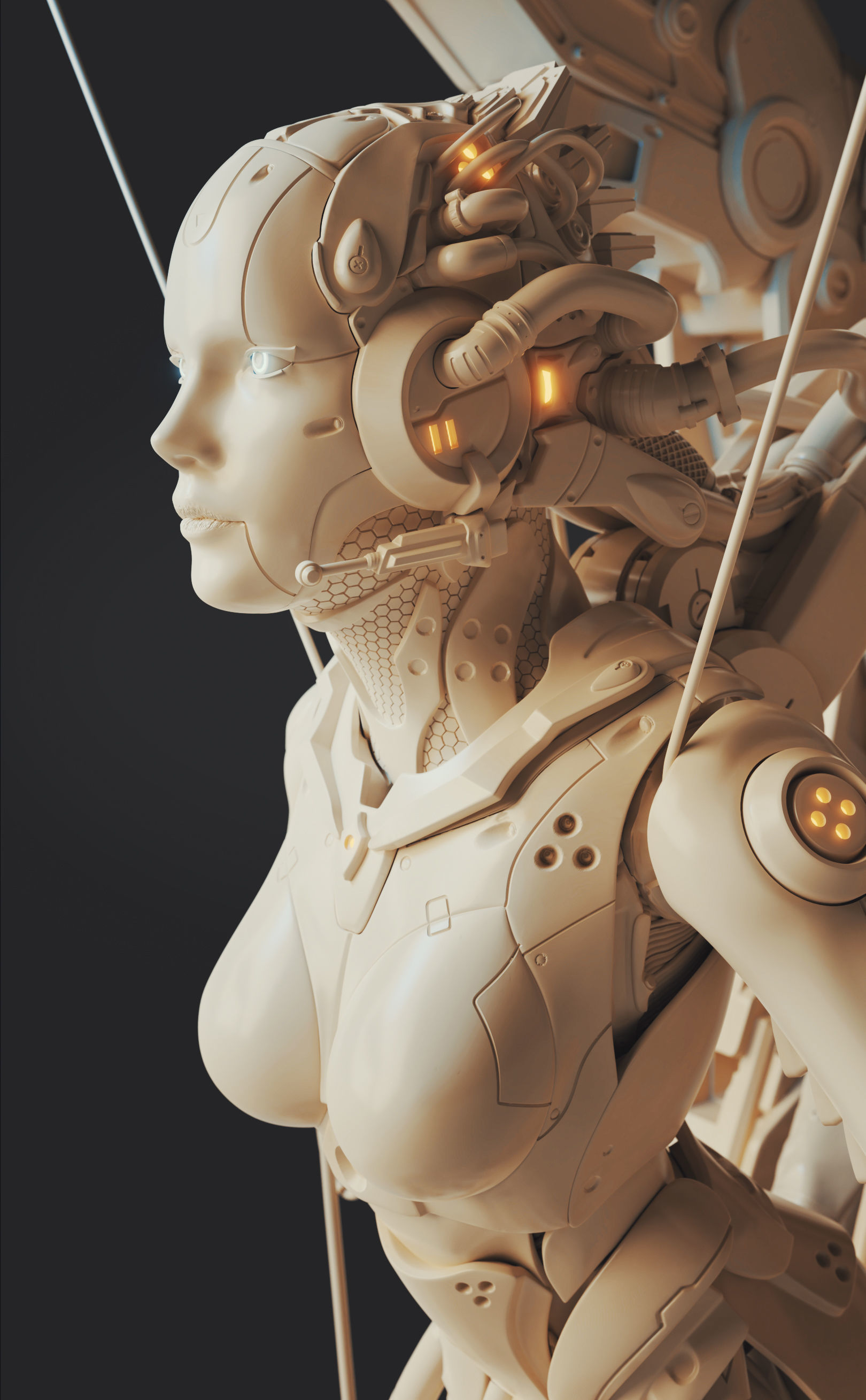 Starcraft II Adjutant - 3D Print 3D print model_3