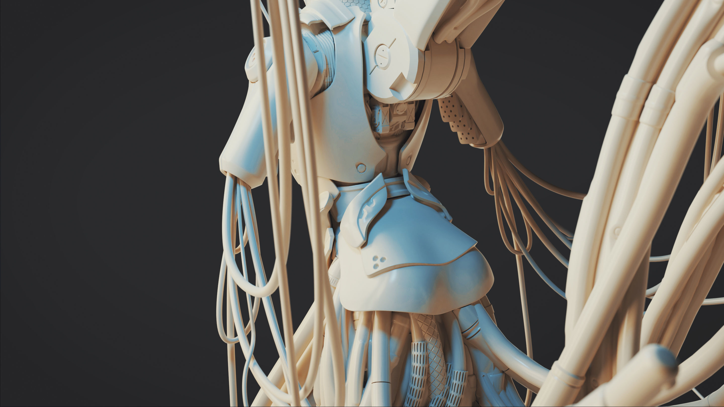 Starcraft II Adjutant - 3D Print 3D print model_27