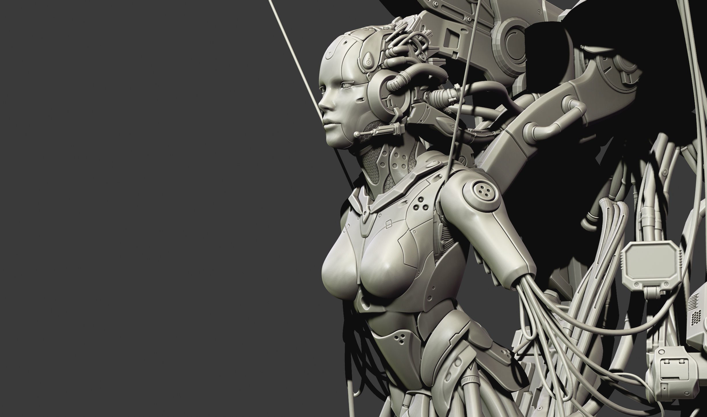 Starcraft II Adjutant - 3D Print 3D print model_23