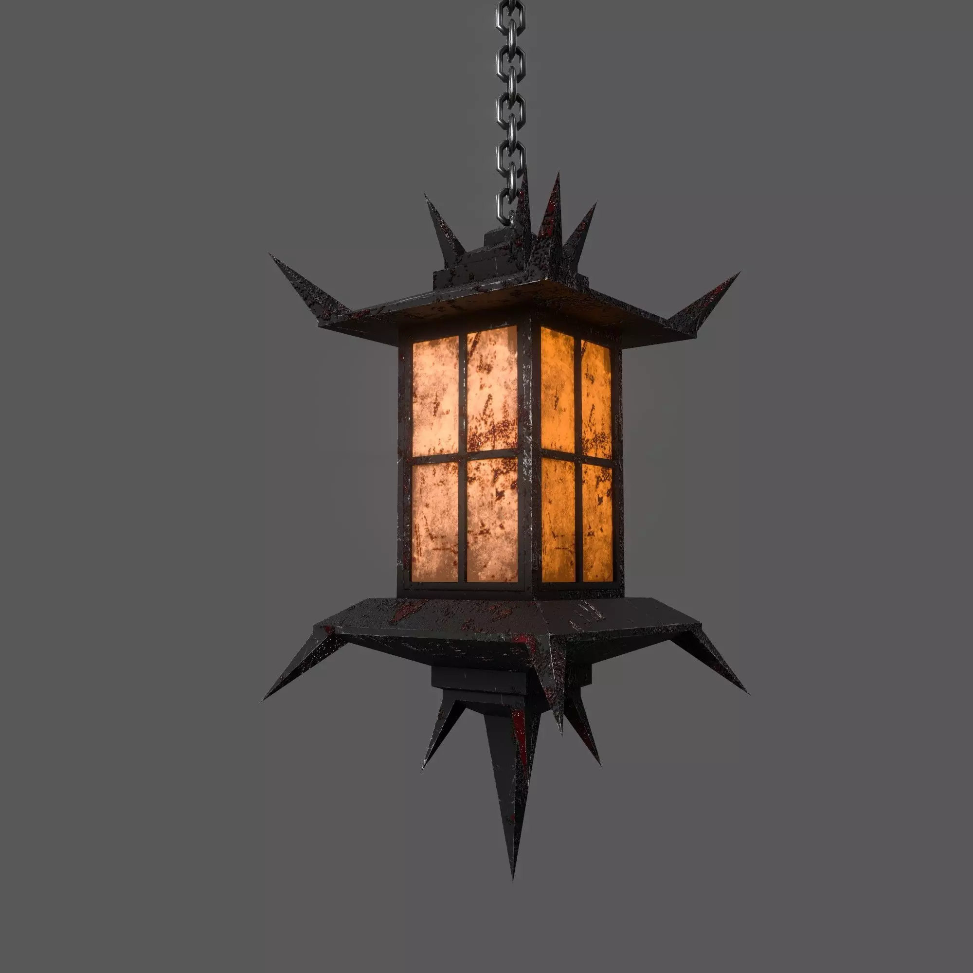 Lantern Flail 3D model_0