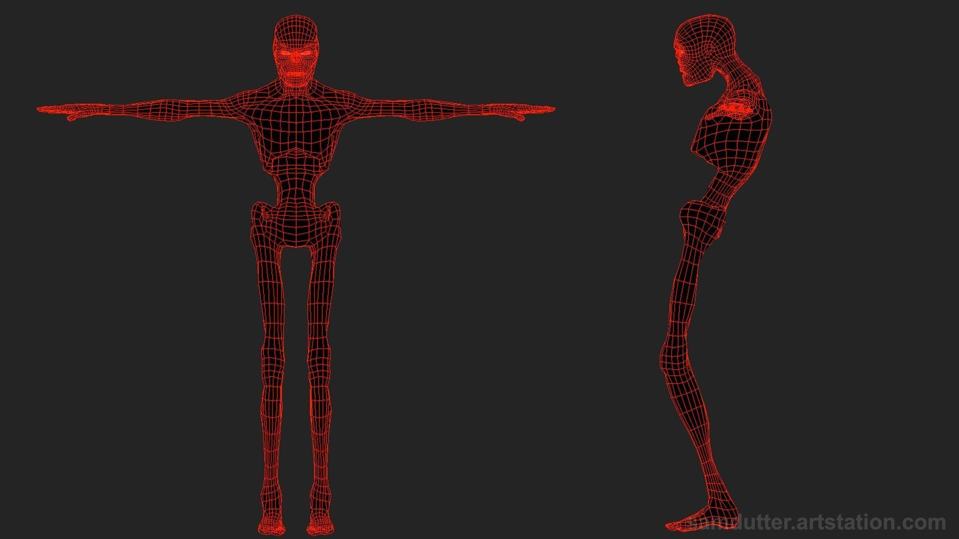 ZOMBIE - Unity NPC and  VRChat  Ready Character Low-poly 3D model_5