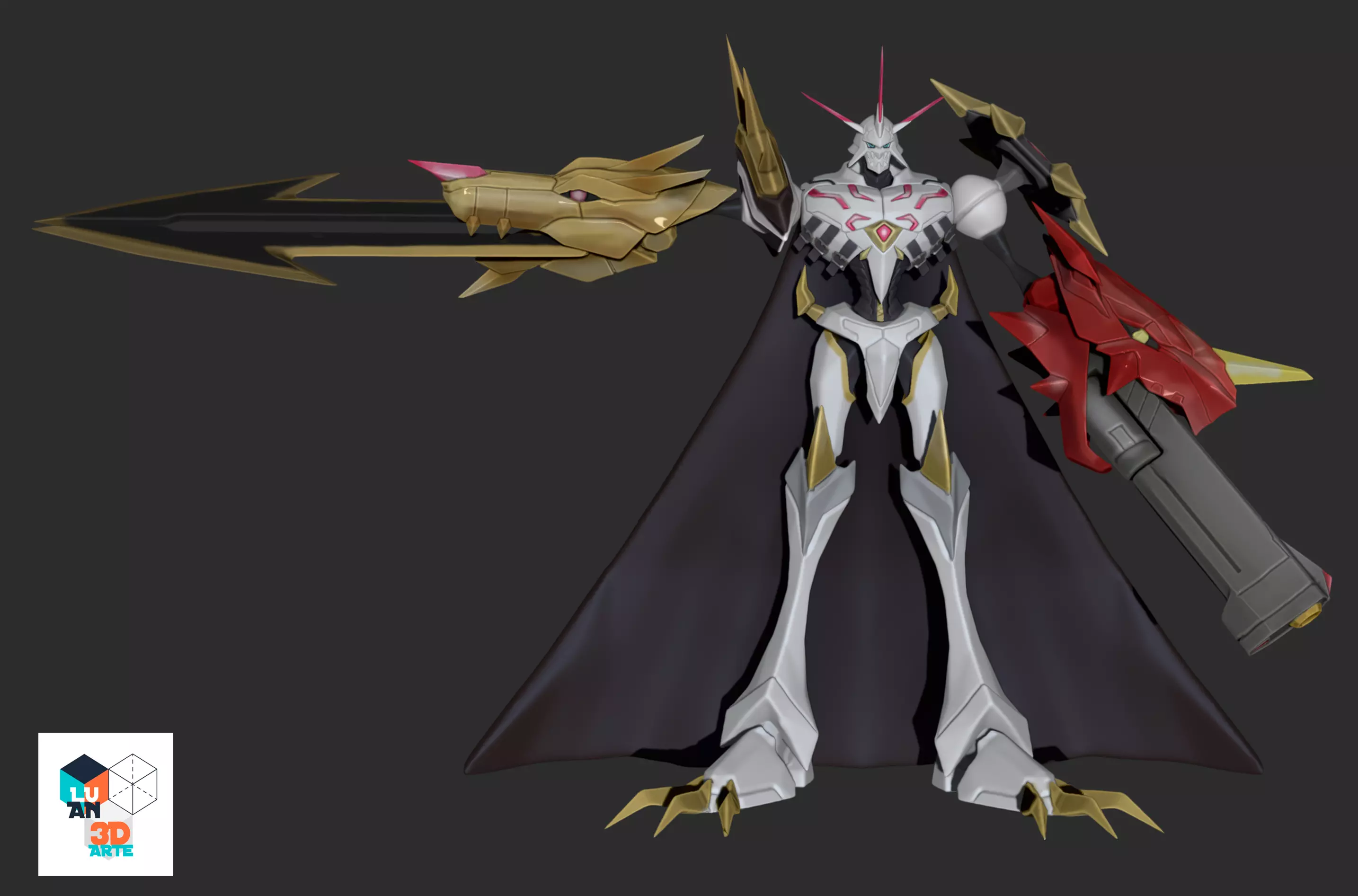 Omegamon Alter-S 3D print model_0