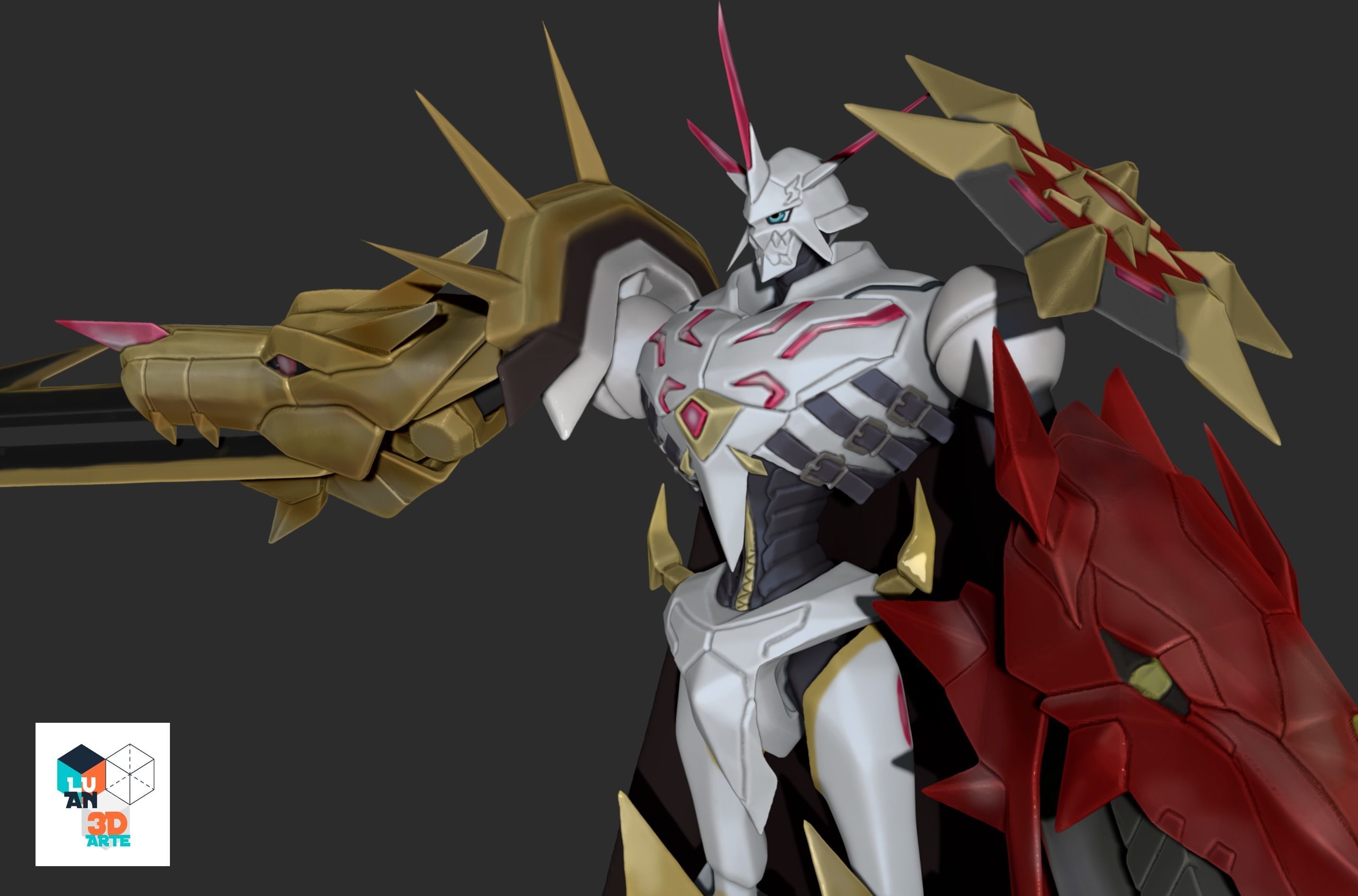 Omegamon Alter-S 3D print model_4