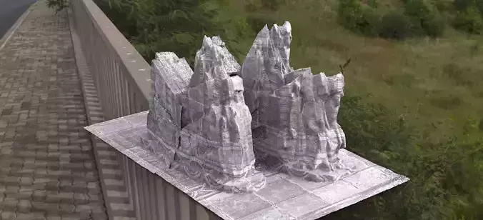 Cliff rock unique design 1