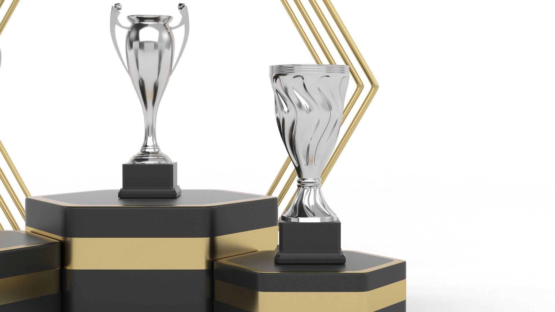 Trophy Cups 3D model_5