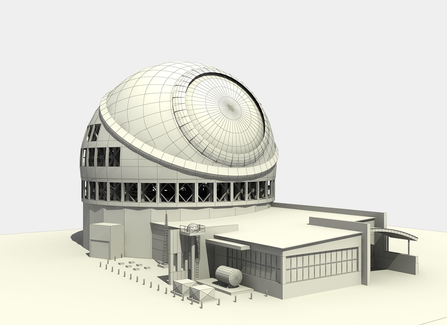 TMT RADIO TELESCOPE 3D model_15