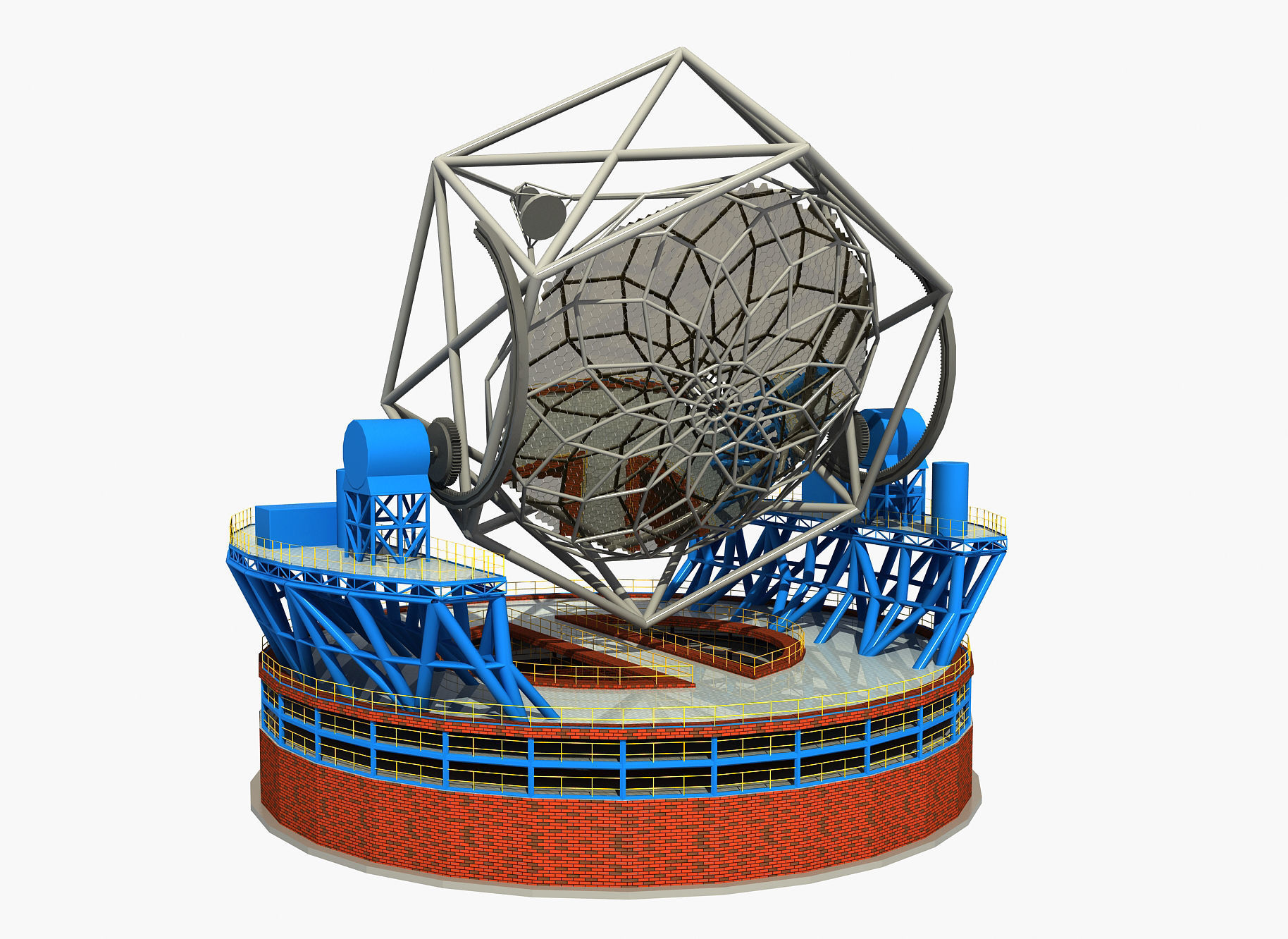TMT RADIO TELESCOPE 3D model_7