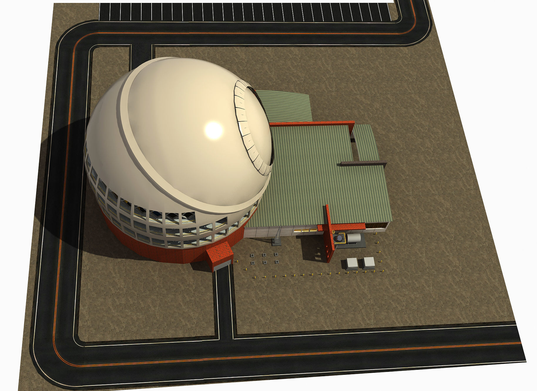 TMT RADIO TELESCOPE 3D model_10
