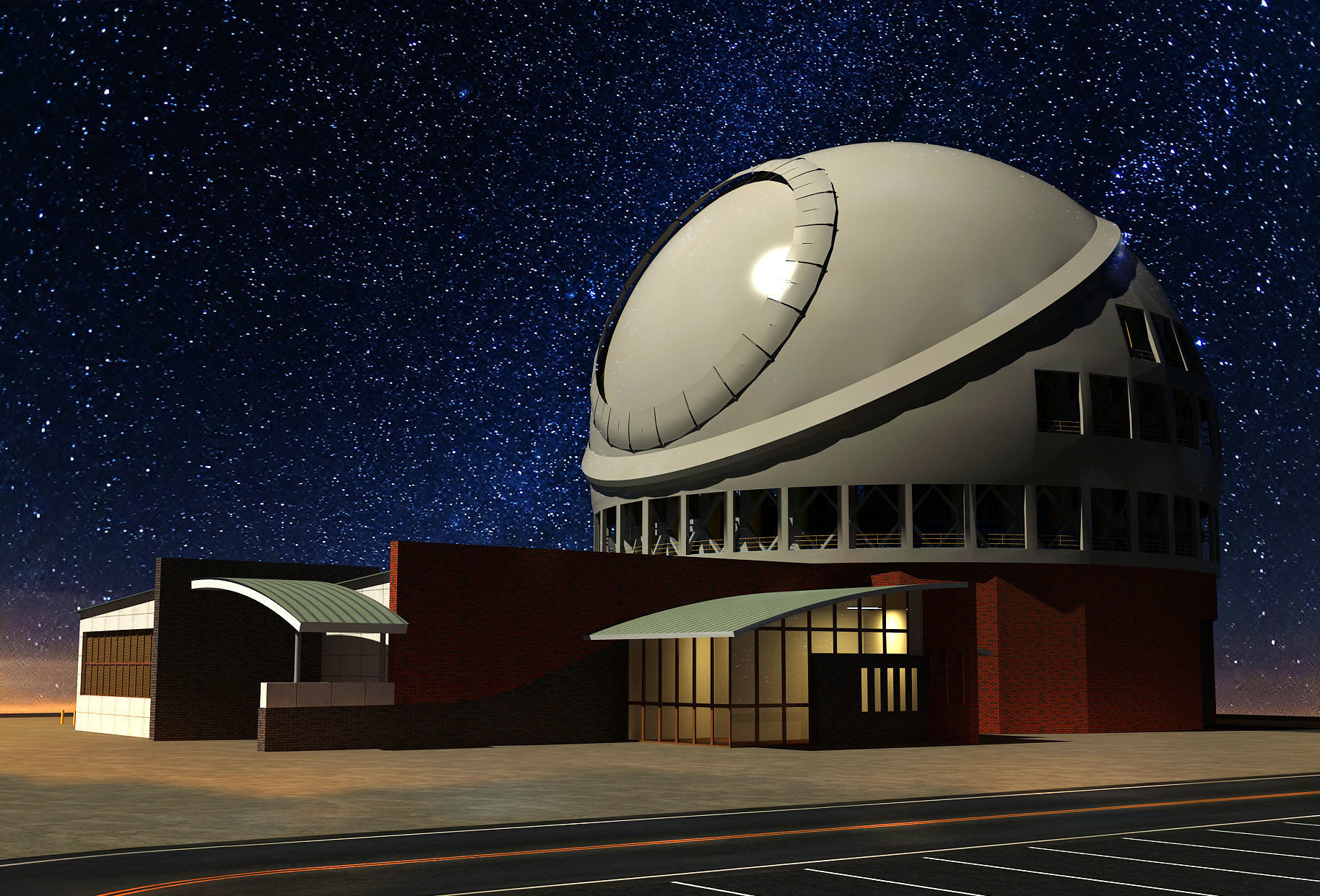 TMT RADIO TELESCOPE 3D model_2