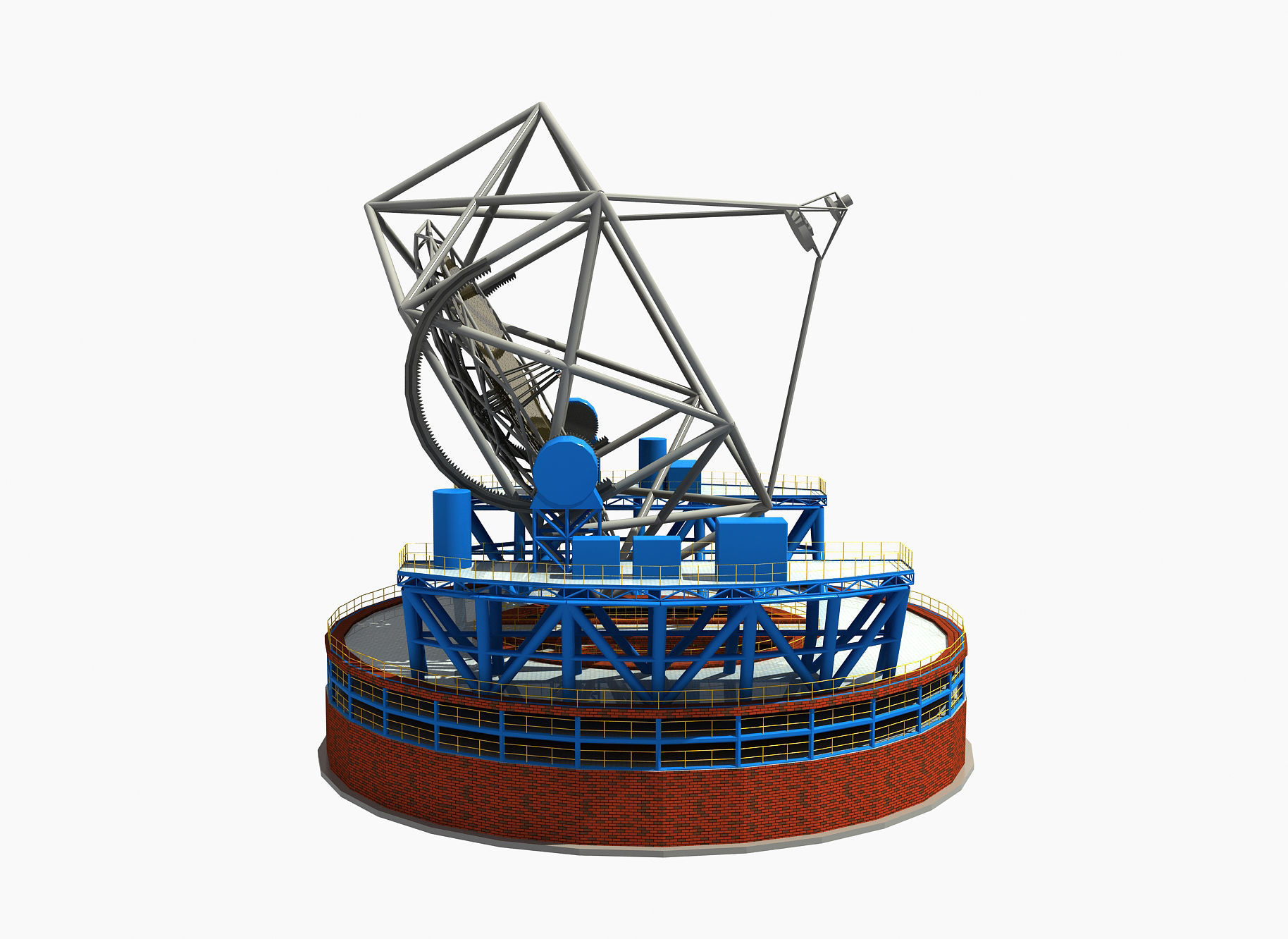 TMT RADIO TELESCOPE 3D model_9