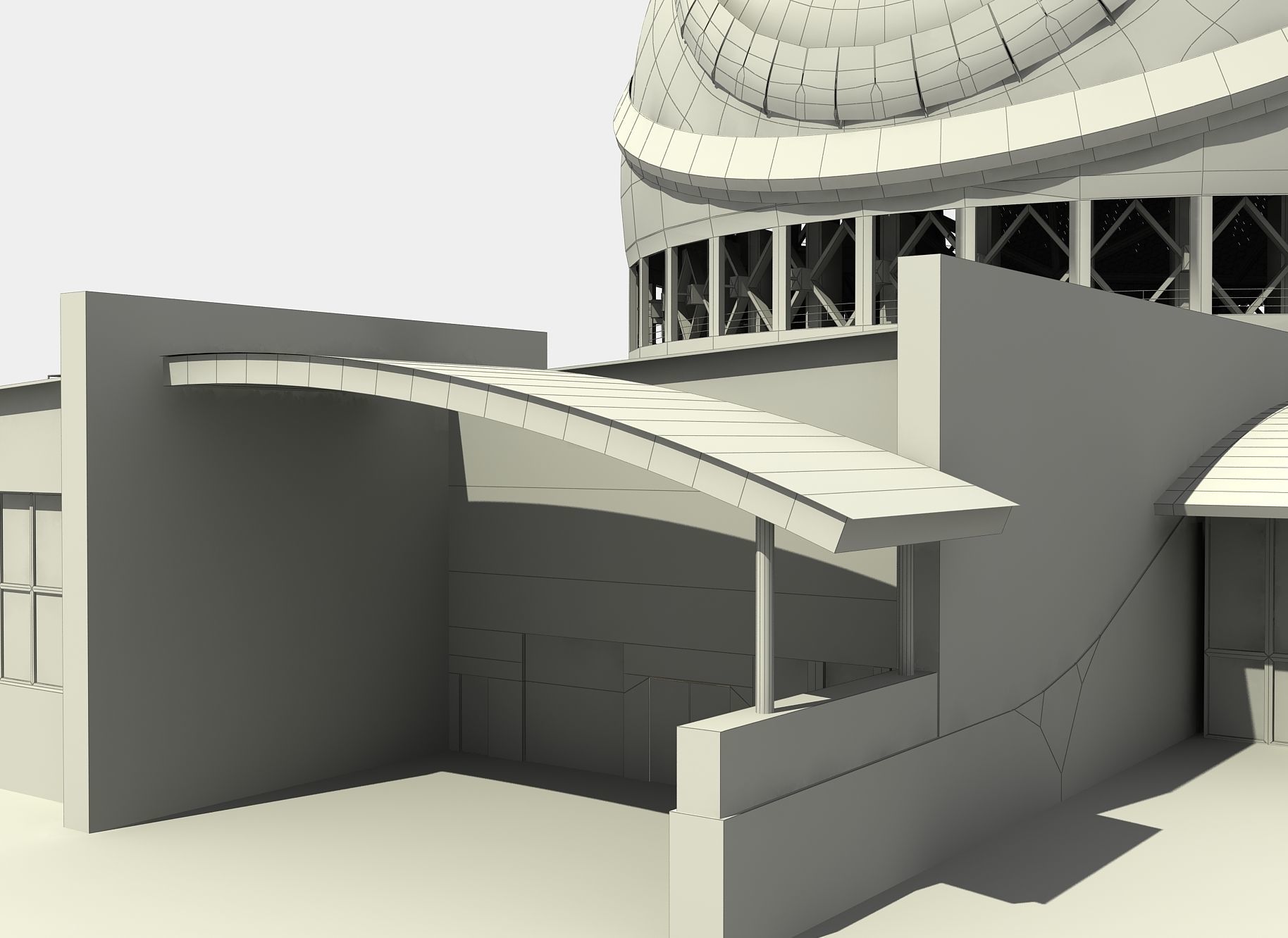 TMT RADIO TELESCOPE 3D model_13
