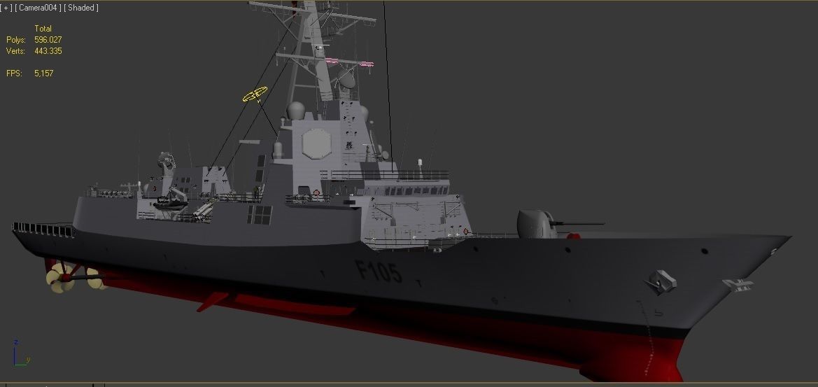 SPS CRISTOBAL COLON - ALVARO DE BAZAN 3D model_22