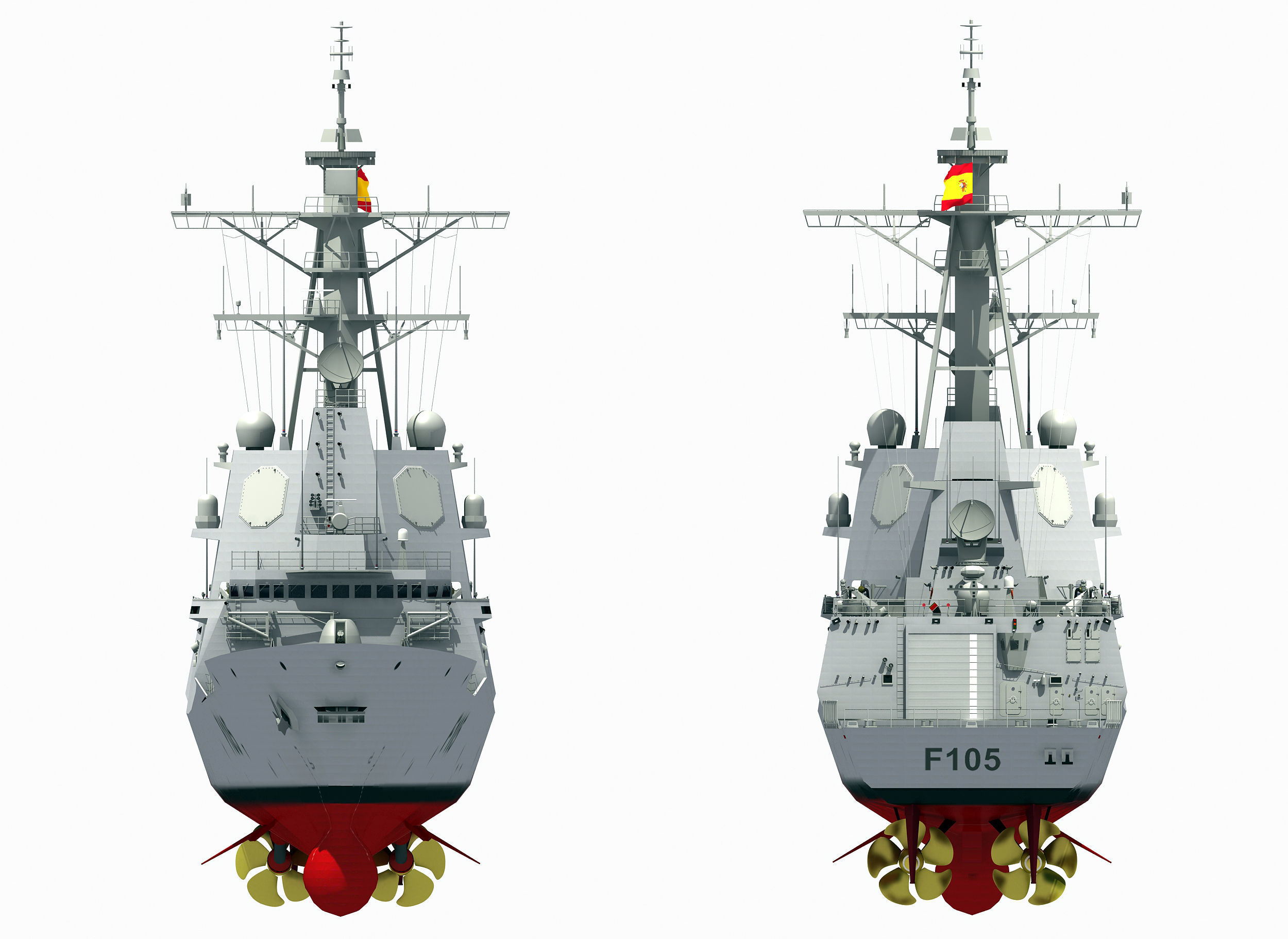 SPS CRISTOBAL COLON - ALVARO DE BAZAN 3D model_17