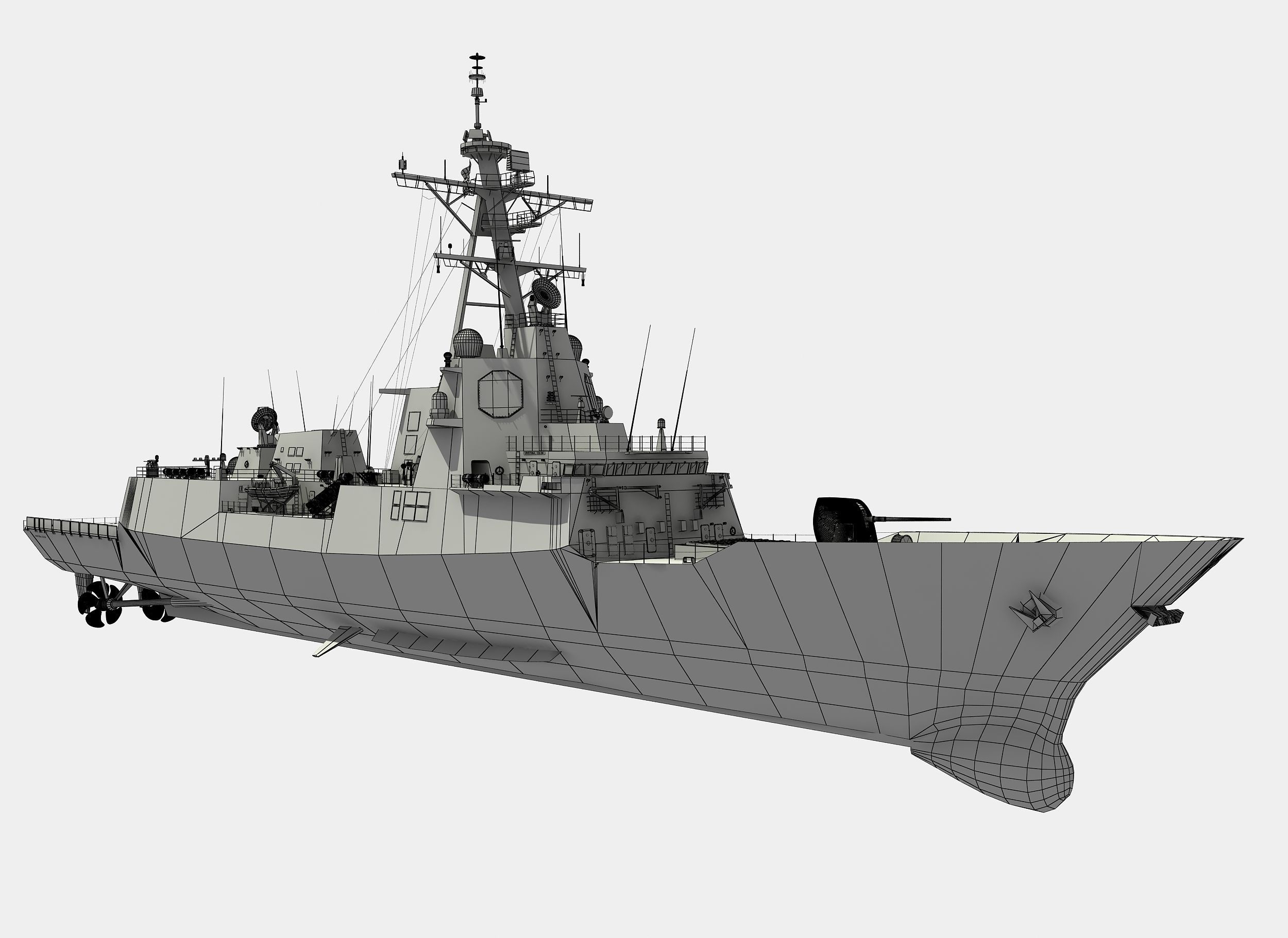 SPS CRISTOBAL COLON - ALVARO DE BAZAN 3D model_10