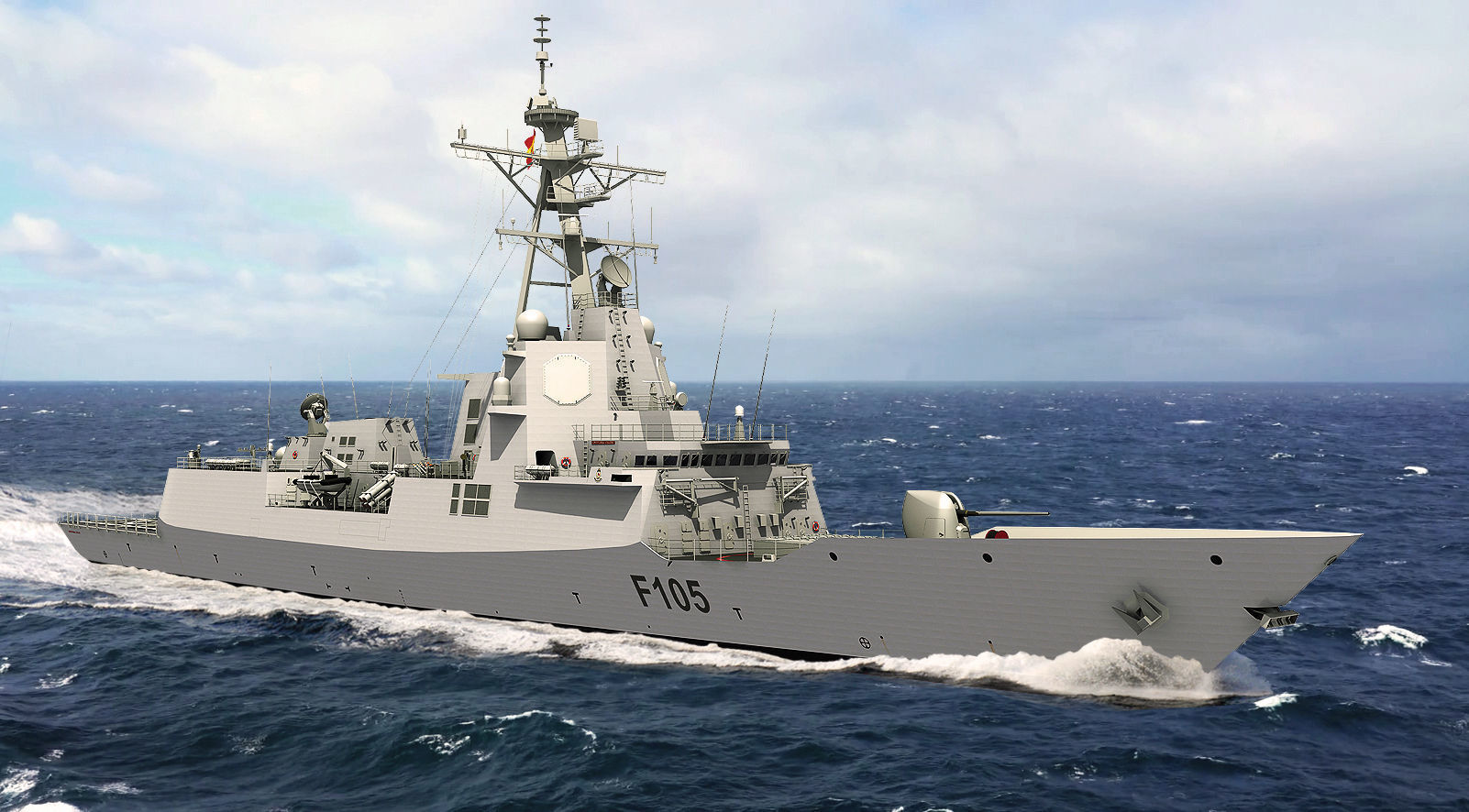 SPS CRISTOBAL COLON - ALVARO DE BAZAN 3D model_1