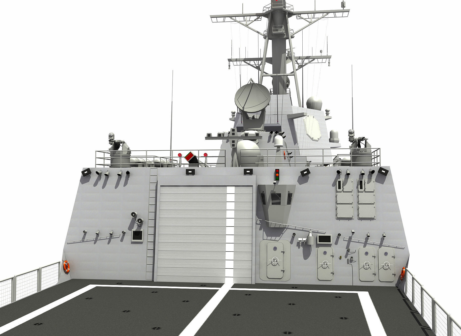 SPS CRISTOBAL COLON - ALVARO DE BAZAN 3D model_8