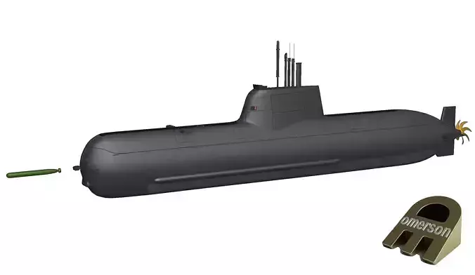 GERMAN SUBMARINE TYPE 212 model