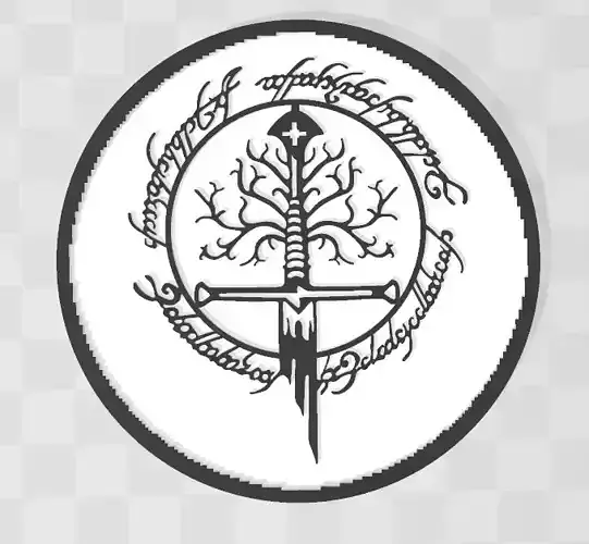 Lord of the Rings Inspired Coaster