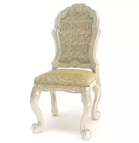 White Antique Chair
