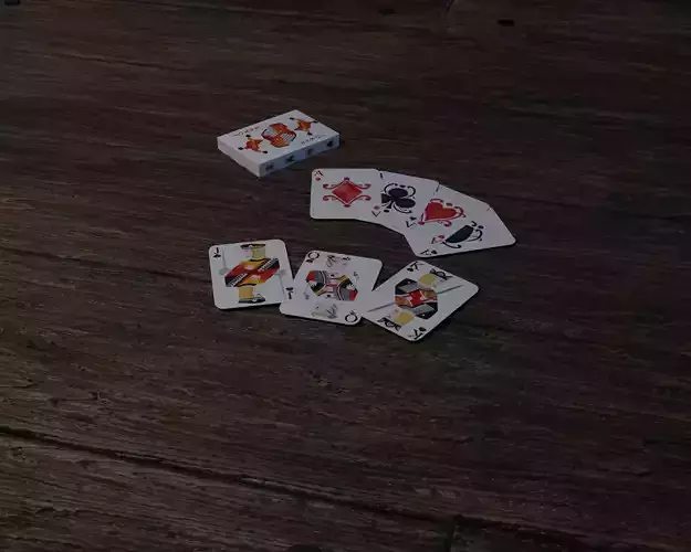 Playing cards Poke