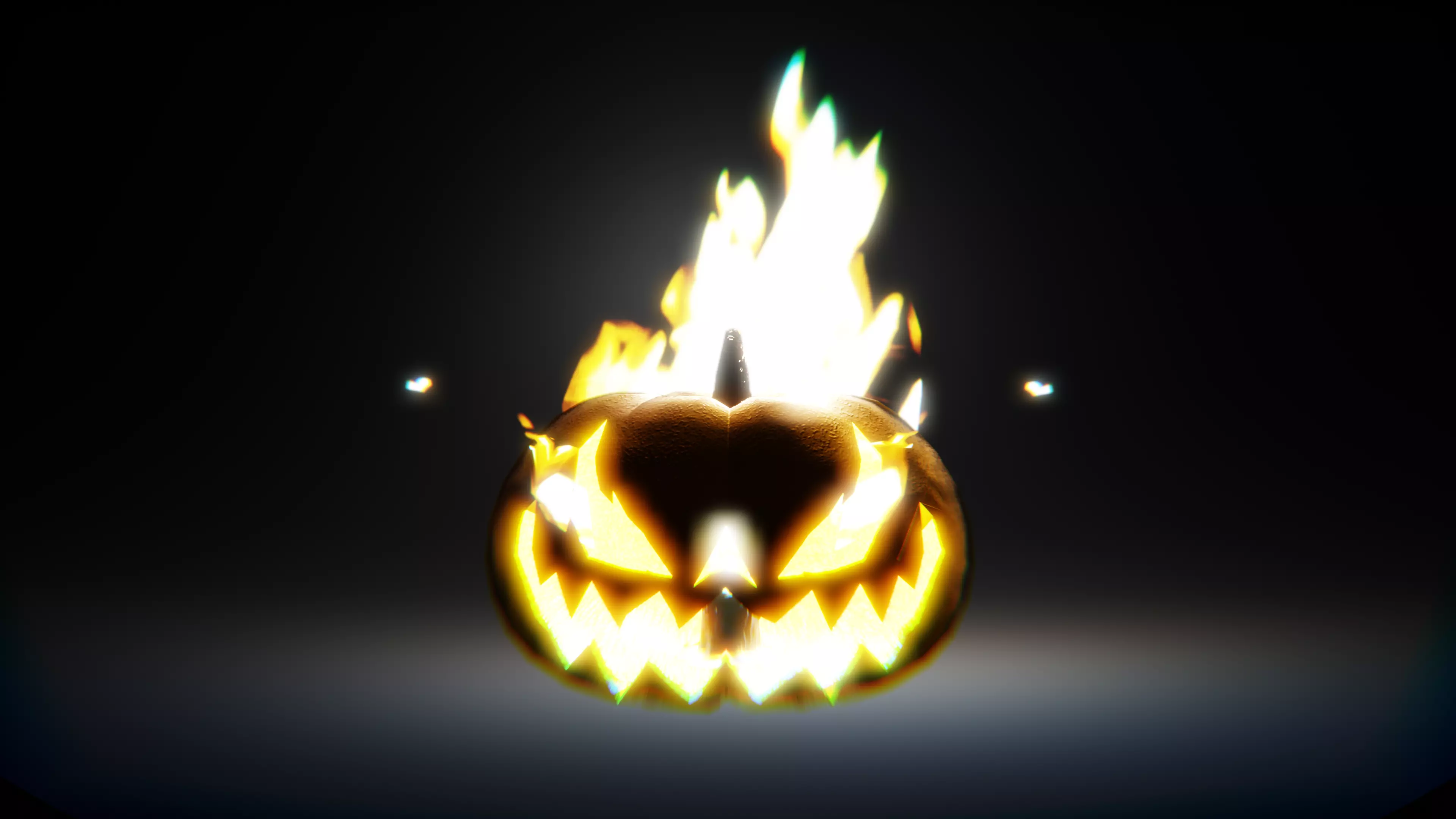 Jack-O-Lantern - Halloween Pumpkin  Low-poly 3D model_0