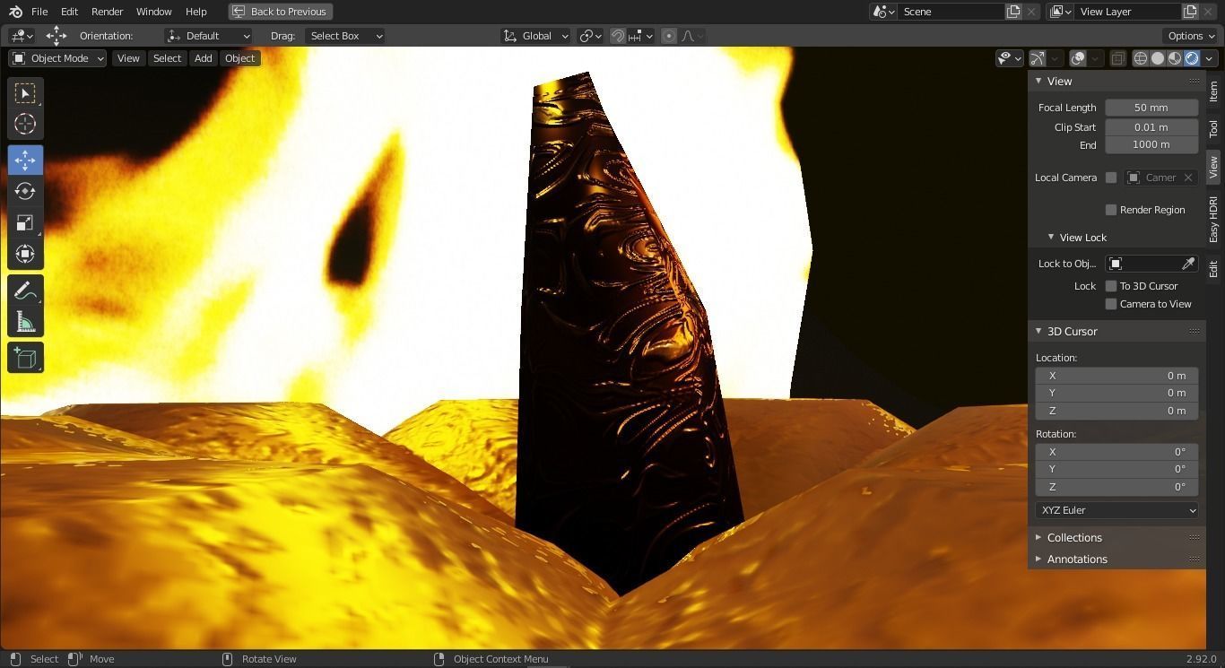 Jack-O-Lantern - Halloween Pumpkin  Low-poly 3D model_15