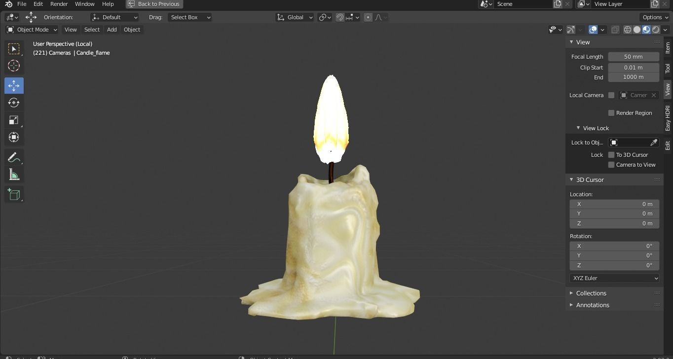 Jack-O-Lantern - Halloween Pumpkin  Low-poly 3D model_11