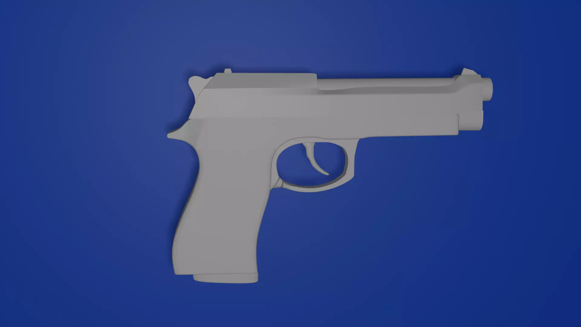 9mm gun Free 3D model