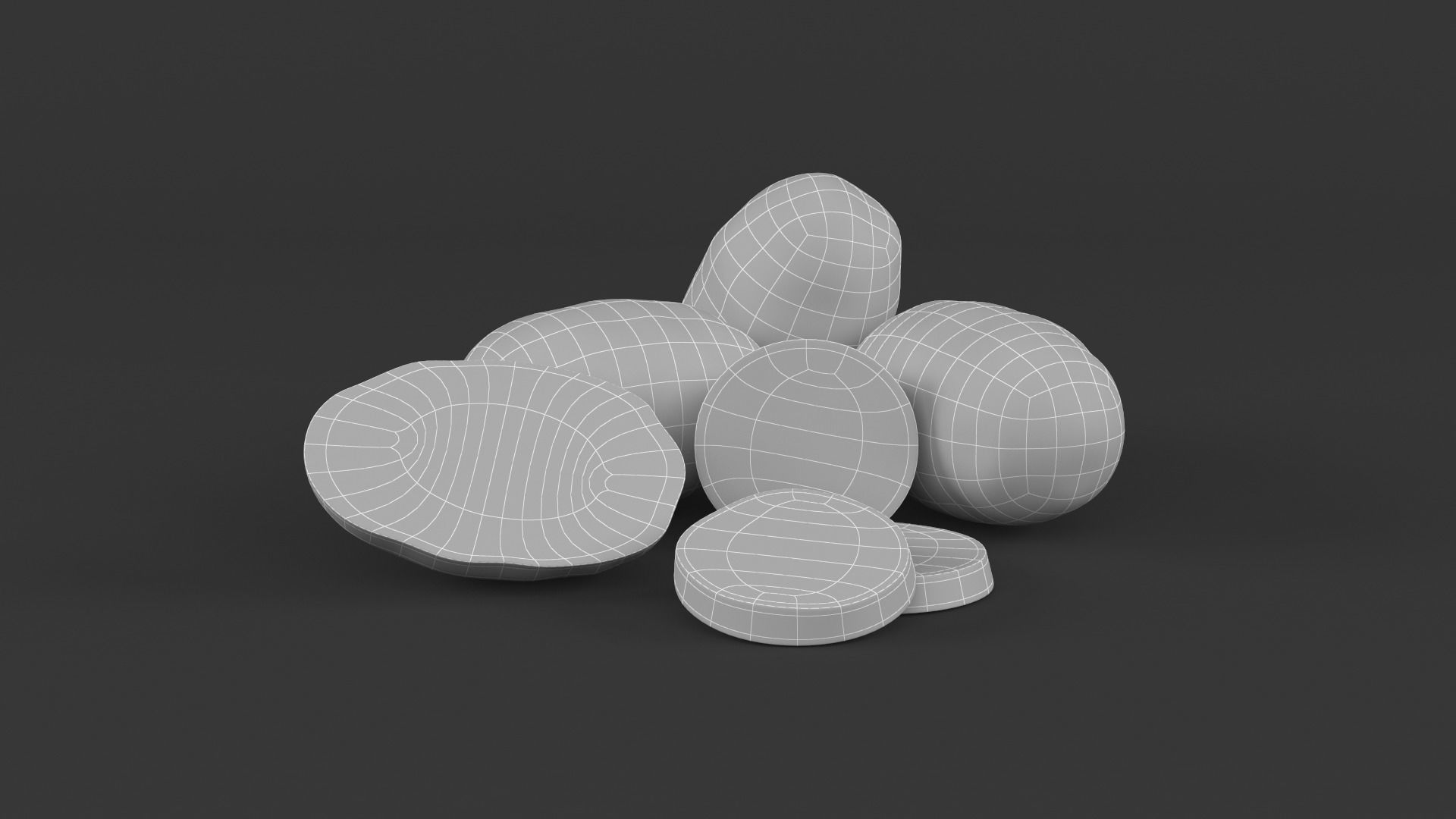 Vegetable Collection cucumbers 3D model_8