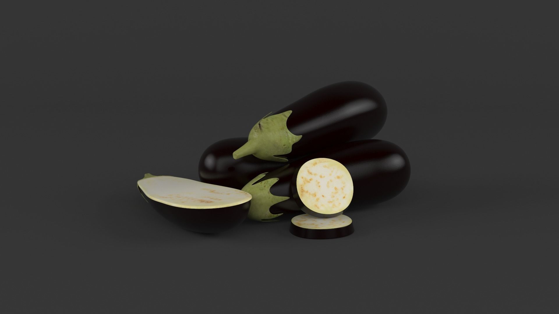 Vegetable Collection cucumbers 3D model_4