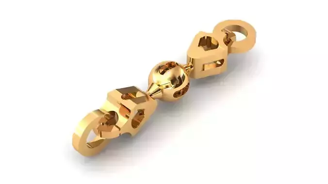 Eslabon para cadenas chain link E2016-13 3D print model 