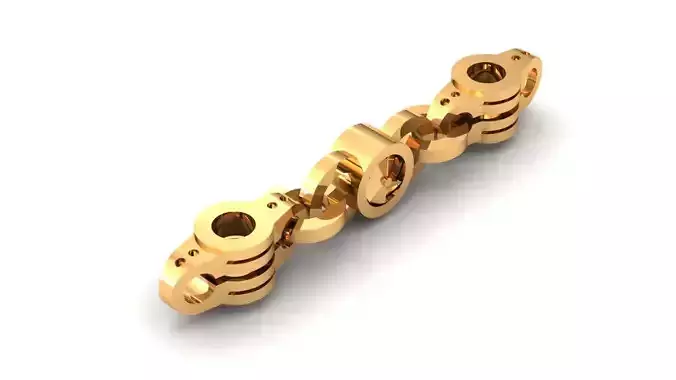 Eslabon para cadenas chain link E2016-14 3D print model 