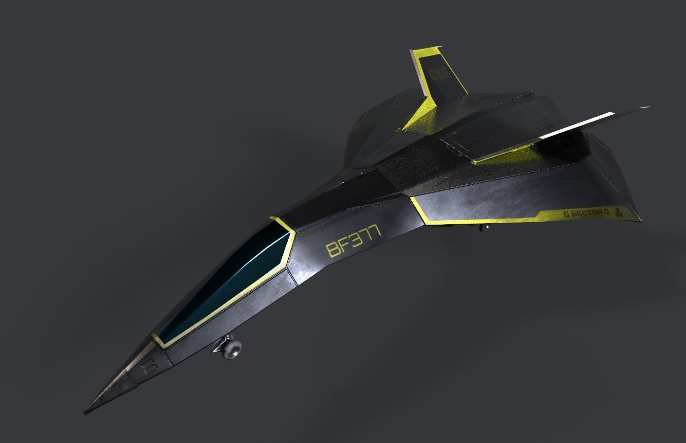 CKG superbee Free low-poly 3D model_3