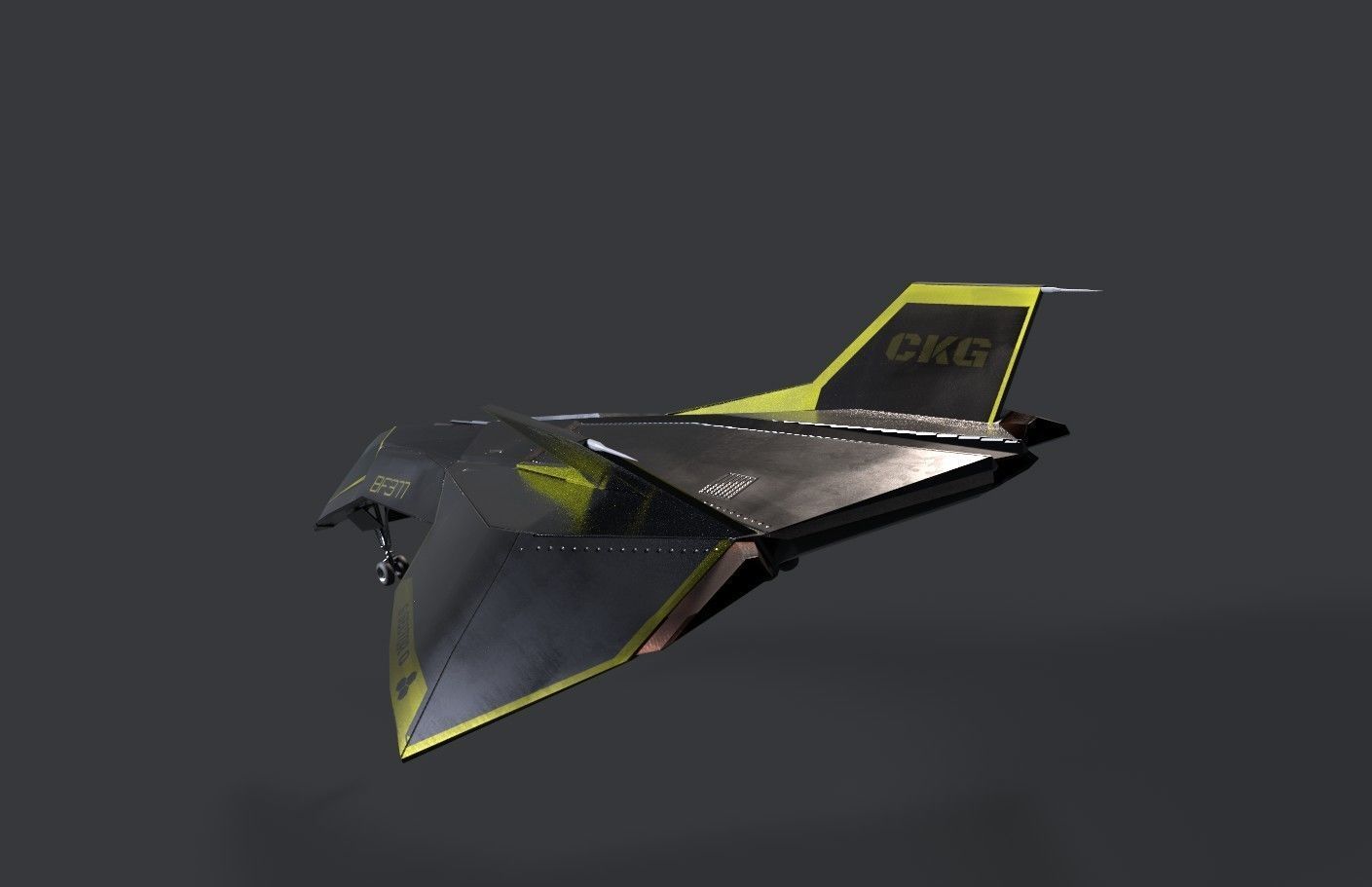 CKG superbee Free low-poly 3D model_1