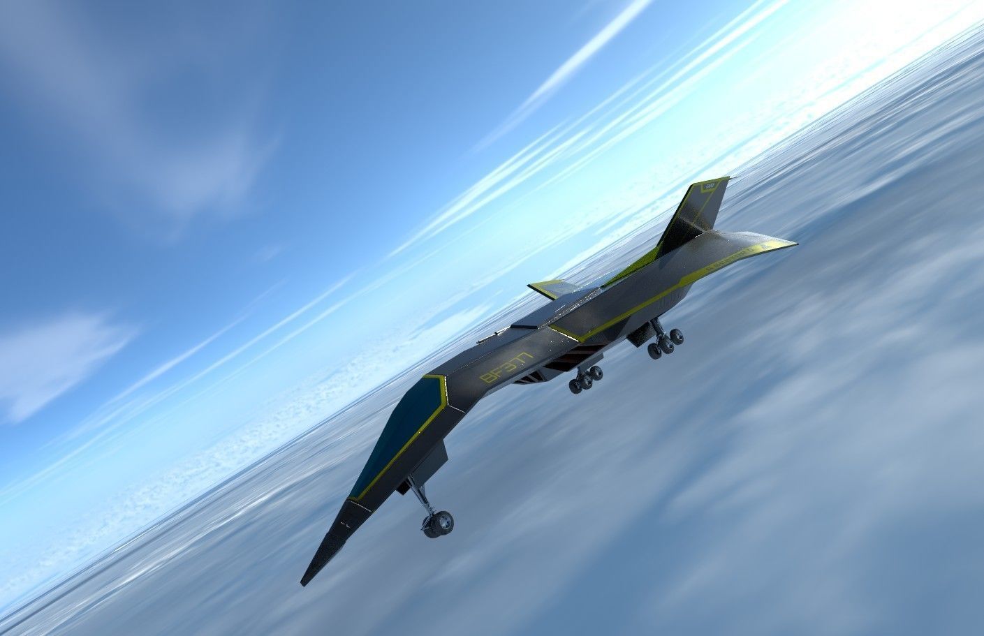 CKG superbee Free low-poly 3D model_6