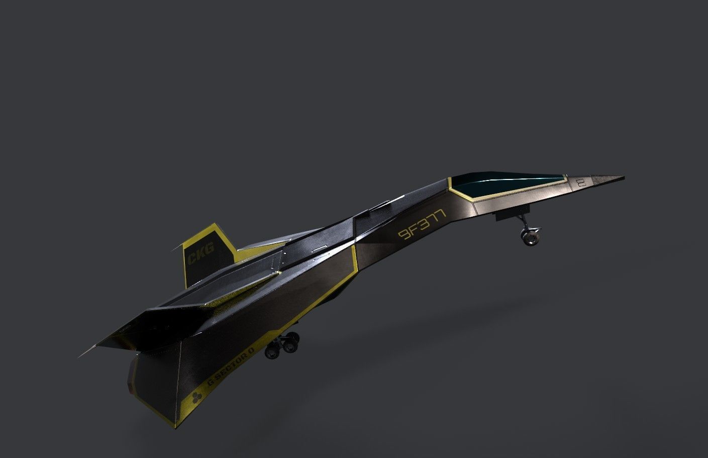 CKG superbee Free low-poly 3D model_4