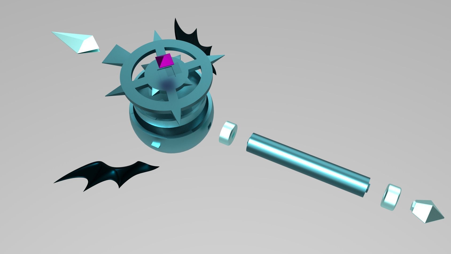 Star vs the forces of evil wands -- Marco s Wand -- 3D print model_1