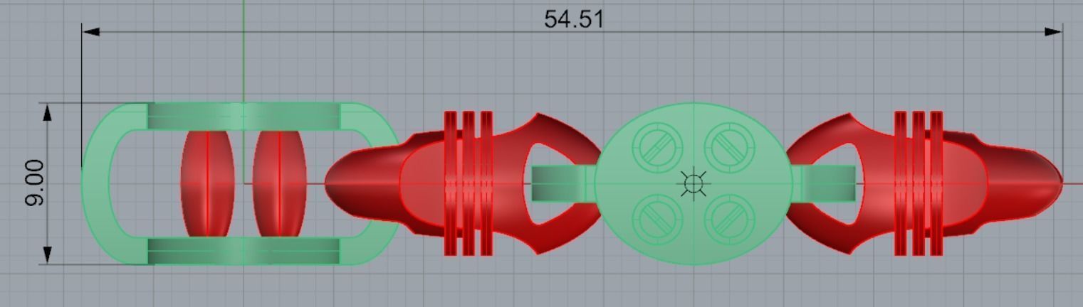 Eslabon para cadenas chain link E2016-15 3D print model 3D print model_6