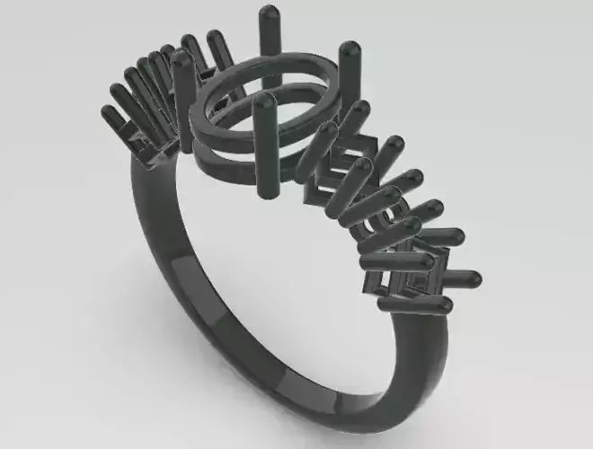 anillo ovalo y prince