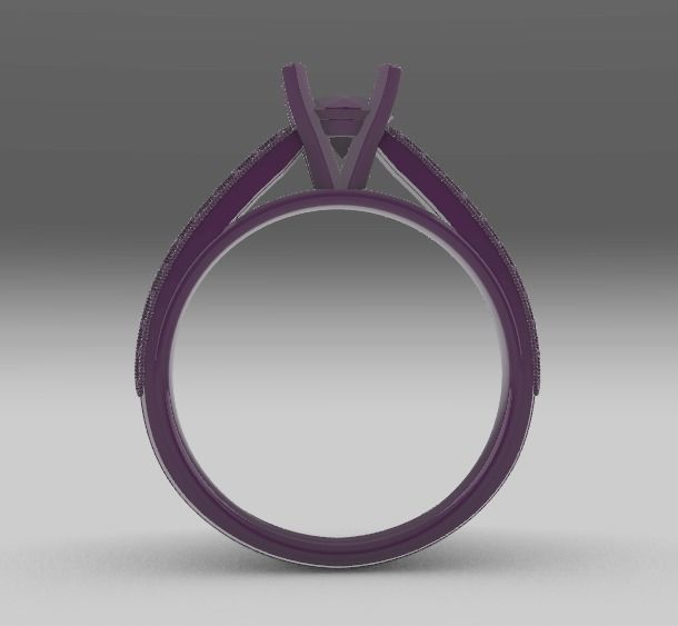 anillo compromiso 3D print model_2