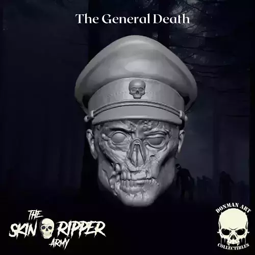 The General Death head for 6 inch action figures 3D print model