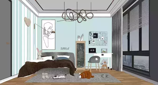 Modern Children s Room  Modern