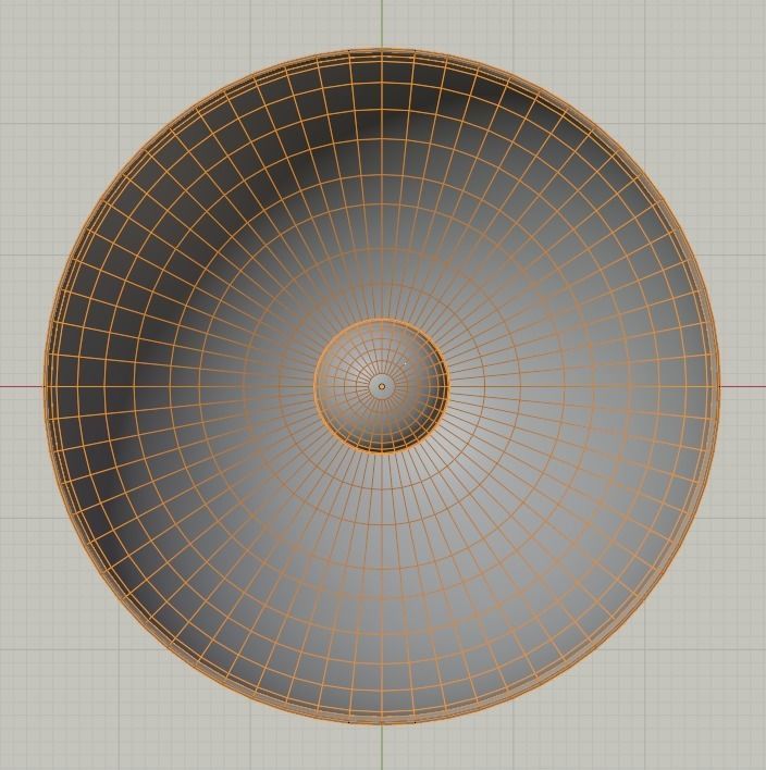 Ceiling light C539BL Low-poly 3D model_5