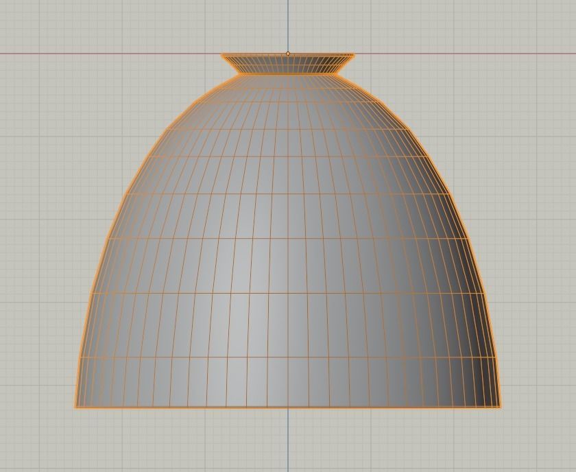 Ceiling light C539BL Low-poly 3D model_4