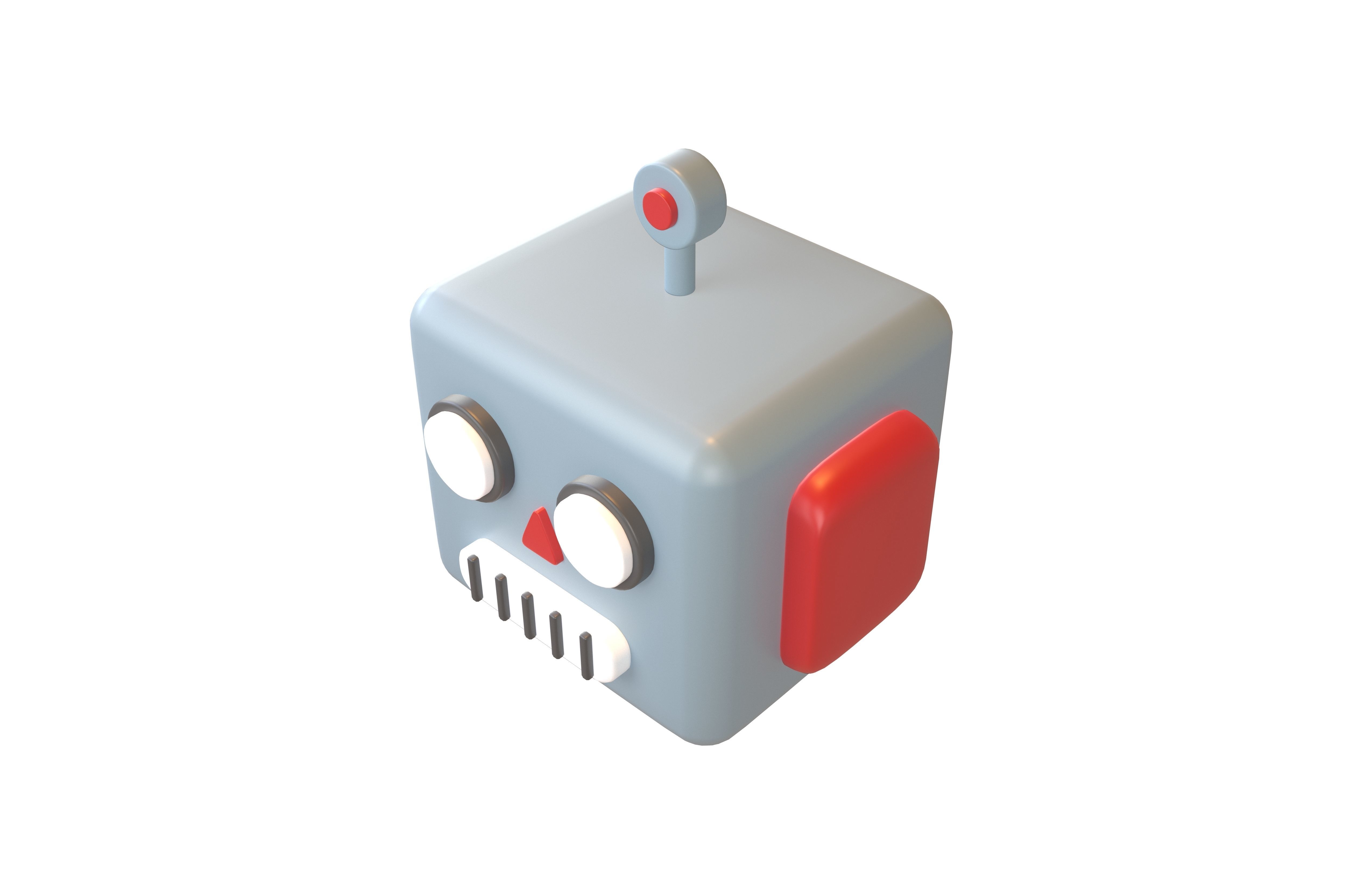 Google Robot Head v2 001 Low-poly 3D model_2